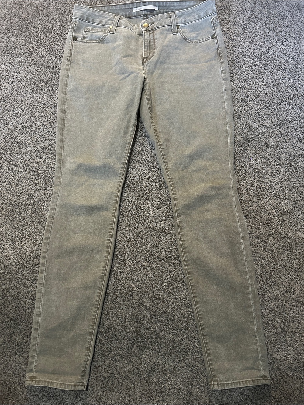 Vince Women’s Skinny Jeans in Light Gray Wash